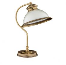 Lido lampa stołowa 1x60W E27 platyna/bialy